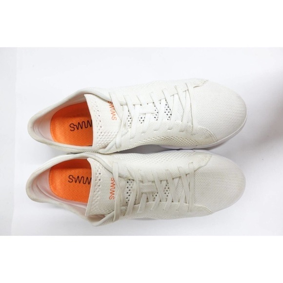 SWIMS Men Sneakers Breeze Tennis Knit White 21285-032 Washable 10.5US/9.5UK/43.5 main image 7